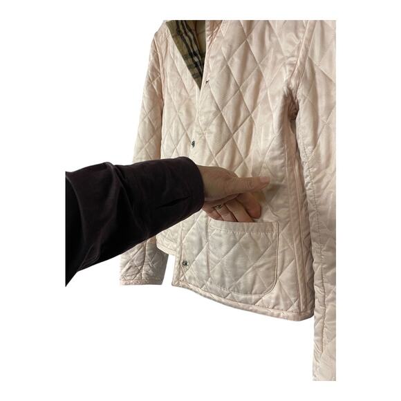 Burberry Pink Quilted Jacket - Picture 4 of 10